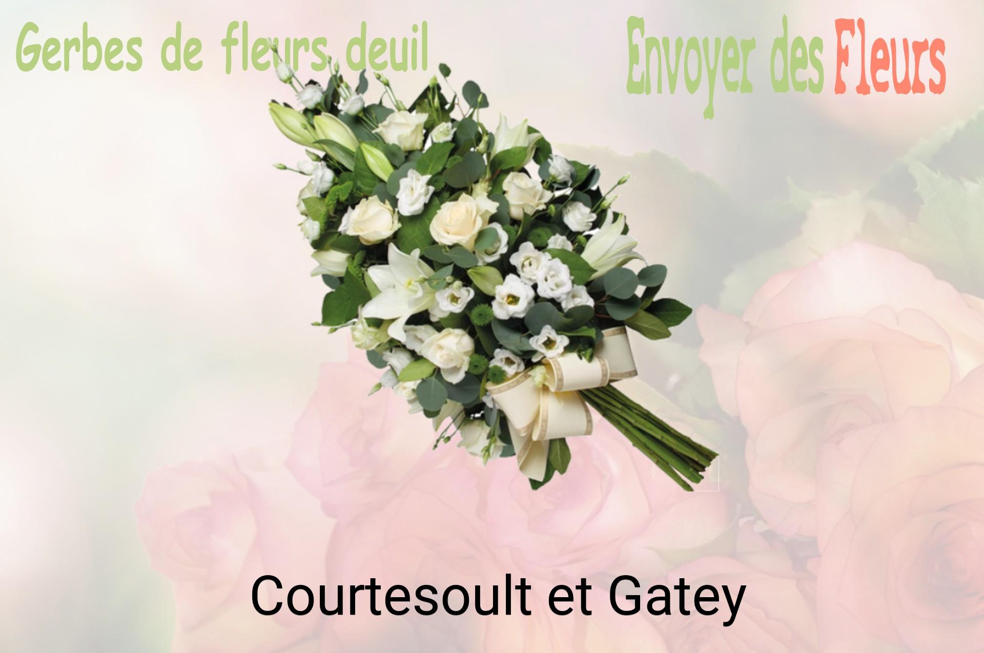 Gerbe de fleurs de deuil livrée à Courtesoult-et-Gatey
